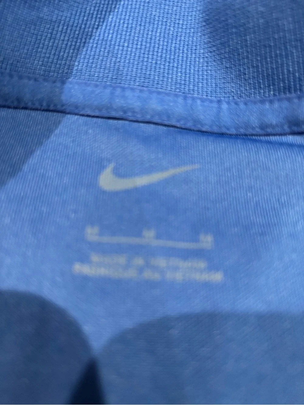 Nike Royal Blue Short Sleeve Polo with Embroidered Logo